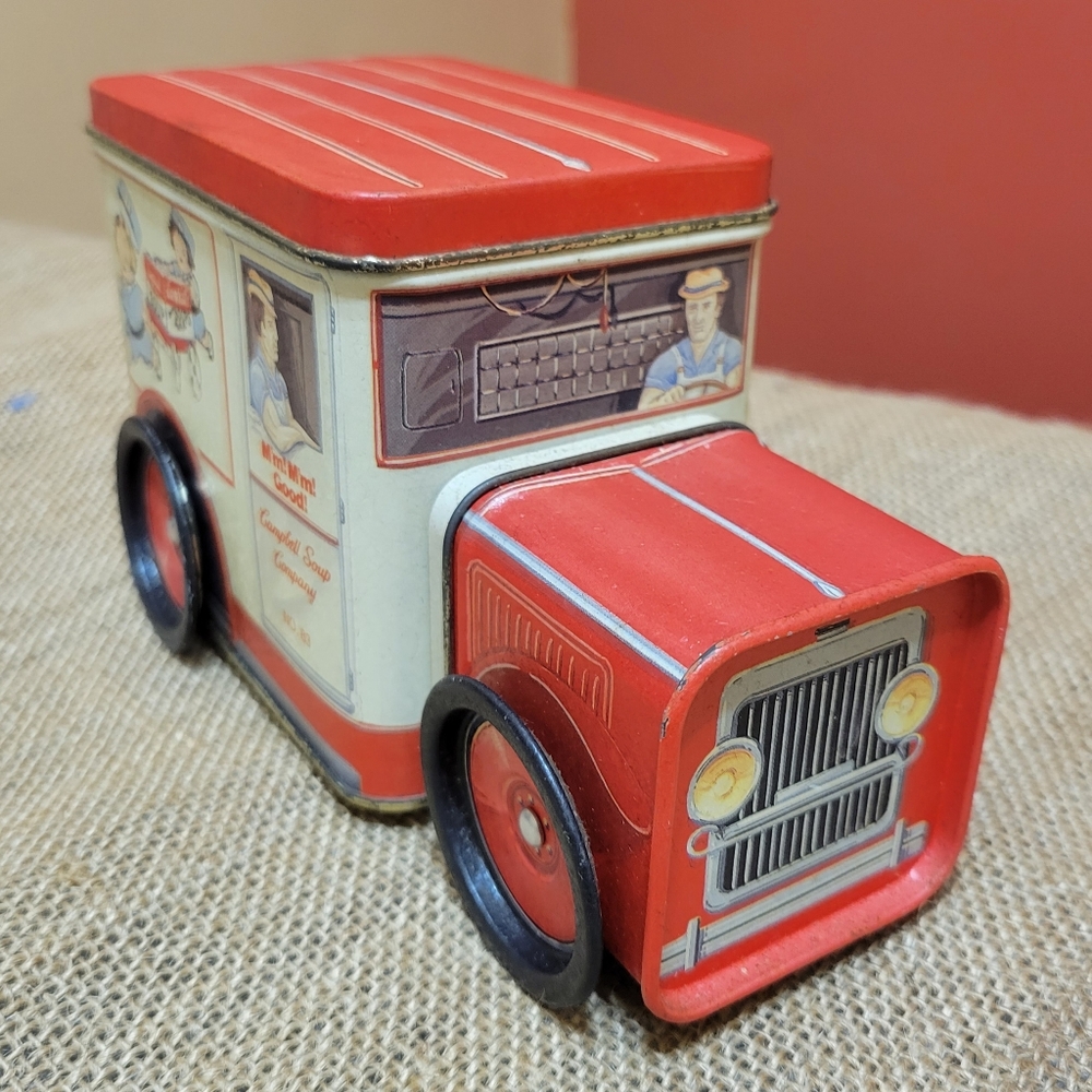 Vtg Campbell's Soup Collectible Bristol Ware Tin Delivery Truck